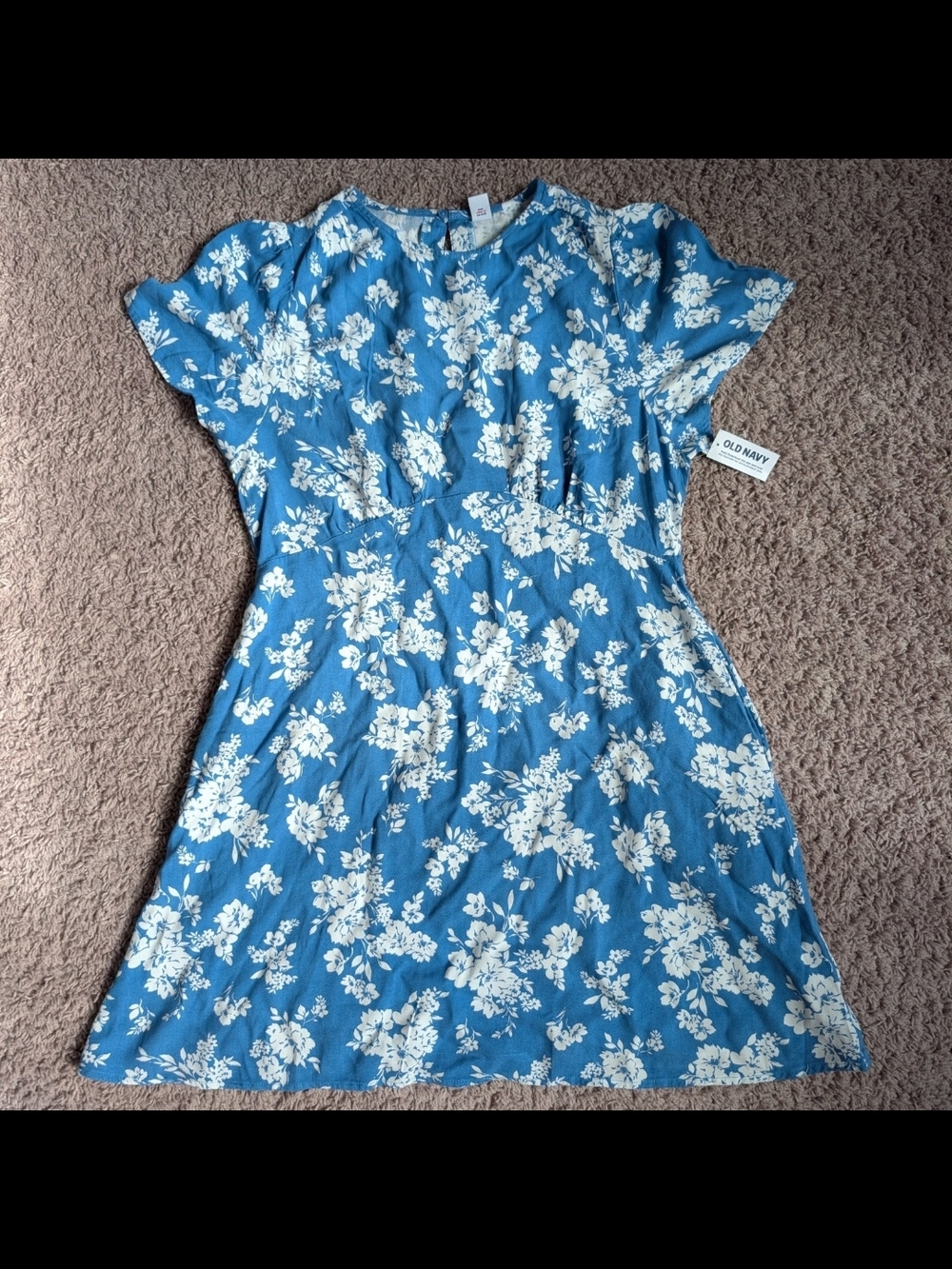 Old Navy Crepe Mini Dress in Bold Floral